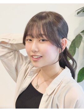 ビューエヒメ(VIEW EHIME) 顔まわり/レイヤーカット/韓国/ロングヘア/ベージュ