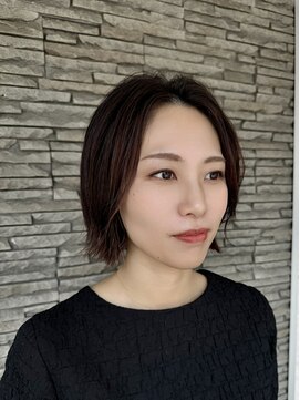 ハイバレーヘアーメゾン(HIGH VALLEY HAIRMAISON) 外ハネボブベージュカラーハイバレー岡山南中央町