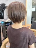 say.黒髪ボブルフネビージュ小顔ワンレンハイライトミルクティー