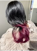 ピンクのグラデーションカラー