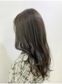 透明感カラー☆オリーブベージュ