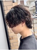 波巻きパーマ