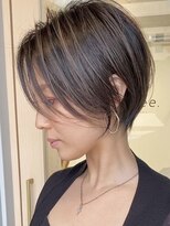 ラフ 新宿(Laff) 似合わせカット20代30代40代50代くびれショート丸みショートボブ