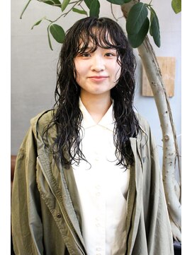 ニール シトロン 名古屋 伏見 丸の内(NEELU citron) ニュアンスパーマコテ巻きパーマ癖毛風パーマ