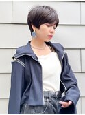 ショート顔周りカット前髪カットミニウルフレイヤー/立川