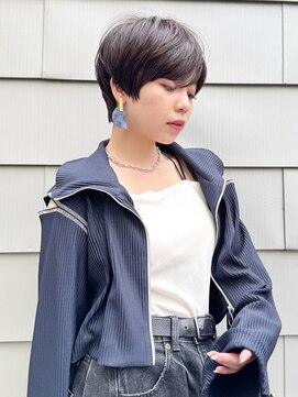 ロンド レグリーズ 立川(Lond leglise) ショート顔周りカット前髪カットミニウルフレイヤー/立川