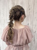 ジェイエルビー(JLB) 【JLB・YU】ふわふわあみおろしポニー