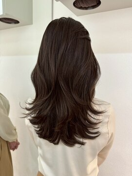 ムード(MOOD,) 暗めカラー/グランマッシュ[レイヤーカット/髪質改善/銀座]