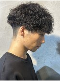 波巻きスパイラルパーマ波巻きパーマメンズパーマメンズマッシュ