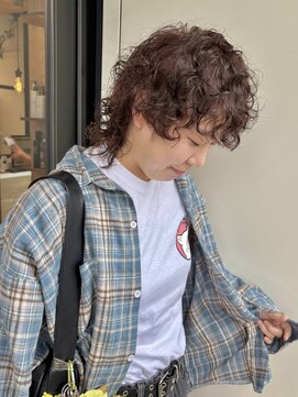 オッジバイケンジ(oggi by KENJE) ウルフパーマ/秋カラー/横浜パーマ