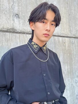 イーストハムネオ(EAST HAM NEO) メンズ/センターパート/カルマパーマ/ウルフカット