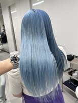 ソル ジングウマエ(SOL JINGUMAE)&nbsp;水色/ブルカラー/ロングヘア/ターコイズカラー