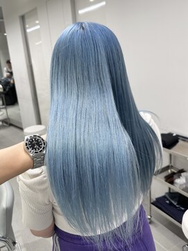 ソル ジングウマエ(SOL JINGUMAE) 水色/ブルカラー/ロングヘア/ターコイズカラー