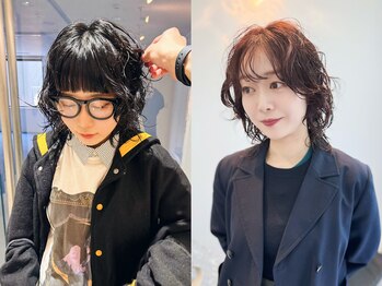 ギグスダブル 栄店(gigs double)の写真/忙しい朝も時短でお洒落、緻密な理論で創るパーマスタイル！柔らかく洗練された質感を叶えます！