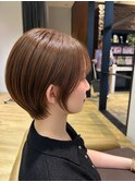 柔らか丸みボブ×大人かわいい小顔ヘア