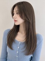 キャパ セントラル 天神 大名店(CAPA central)&nbsp;ベージュカラー レイヤーカット 韓国ヘア 髪質改善 ダブルカラー