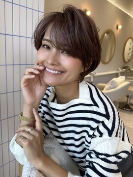 レジット 海老名(Legit) 30代40代50代◎白髪ぼかし ハイライト ショート 海老名 美容室