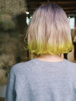 ランド(LAND)&nbsp;ホワイトラベンダー×レモンイエローヘア