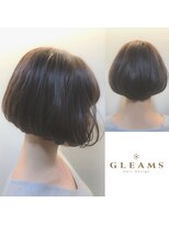 グリームス ヘアデザイン(GLEAMS Hair Design)&nbsp;上品フォルム大人ボブ×ベイクドモーヴ★チーフ山本