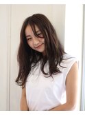 大人可愛いロングスタイル