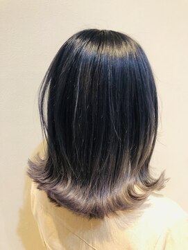 グランドール(Grandoll) ネイビー×パープルアッシュグラデーション