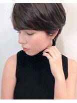 グッデイ ヘアー(GOOD DAY HAIR) マニッシュ　ネイビーカラー　美髪　フレンチボブ　ショート