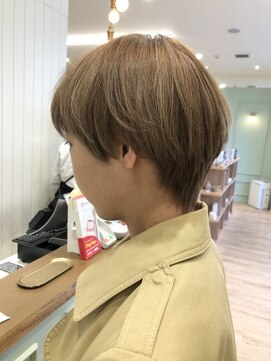 モリオフロムロンドン 大宮店(morio from London) 【morio坪井】ケアブリーチ ×シナモンベージュ