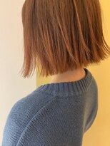 ハブ(hub)&nbsp;ぱっつんオレンジ【hub(hair)天神今泉】