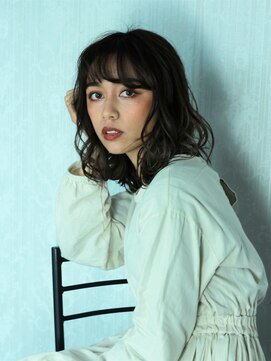 グラス(grass) 暗髪ウェーブ 2020 a/w 用賀grass Sasaki