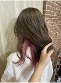 春先取りインナーカラー【ラピステラス Lapis 渋谷 】