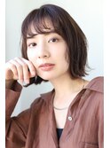 艶のある、上品カジュアルな外ハネボブ