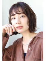 エクリボンヌ(equri bonne) 艶のある、上品カジュアルな外ハネボブ