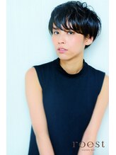 ウォームリーヘアールースト(warmly hair roost) [カラーできない・黒髪の方必見]黒髪大人かわいいショート