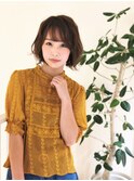 +animo大沢+オリーブグレージュで大人な無造作ショートk-2