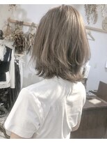 ヘアーアンドアトリエ マール(Hair&Atelier Marl)&nbsp;【Marl】ブロンドベージュカラー×外国人風外ハネボブ