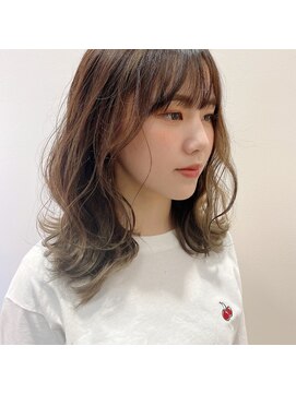 ソア フォー ヘアー(Soi for hair) 大人かわいい☆小顔ゆるふわ無造作レイヤー×レッドブラウン