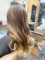 ナナナパレナ 梅田店(nanana parena)&nbsp;髪質改善トリートメントカラー♪くすみカラーハイライトスタイル
