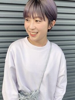 バディヘア イクス(BUDDY HAIR exx)の写真/《共和/大府》前髪や顔周りのカットにとことんこだわって、あなたに一番似合うショートをご提案します！