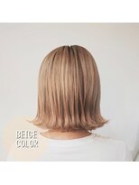 ボアップ 新居浜店(boappu)&nbsp;#ベージュ #カラー #ケアブリーチ #ミルクティー #ケアブリーチ