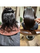 トレワ(trewa)&nbsp;サラ艶縮毛矯正　【札幌大通美容室trewa】