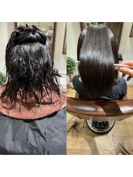 トレワ(trewa) サラ艶縮毛矯正　【札幌大通美容室trewa】