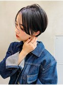 【kate 大宮】丸みコンパクトショートxアンティークブラック