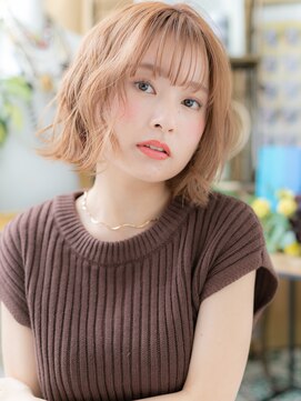 カバーヘア ブリス 川口(COVER HAIR bliss) 外国人風ソバージュ抜け感切りっぱなしボブ