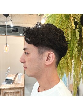 アクセヘアー 町田(acce hair) メンズ2ブロックパーマスタイル