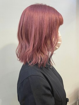 マジコ 下北沢本店(Magico) ダブルカラーピンクベージュケアブリーチハイトーン髪質改善