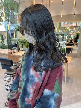 ガリカ 横浜(Gallica) モテ髪透明感韓国風ゆるふわカール暗髪カラー10代20代◎