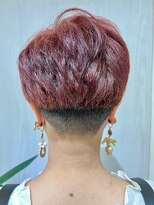 クライブヘアー 佐倉店(CRiB hair) ボルドー×マッシュ