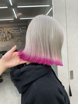 ロンド マーレ 天神大名店(Lond mare) イメチェン/チェリーブラウン/フェミニン/ダークアッシュ/束感