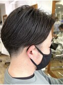 MEN'S HAIR  センターパート　ツイストスパイラル　コンマヘア