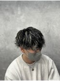 ツイストスパイラル×波巻き×メッシュカラー